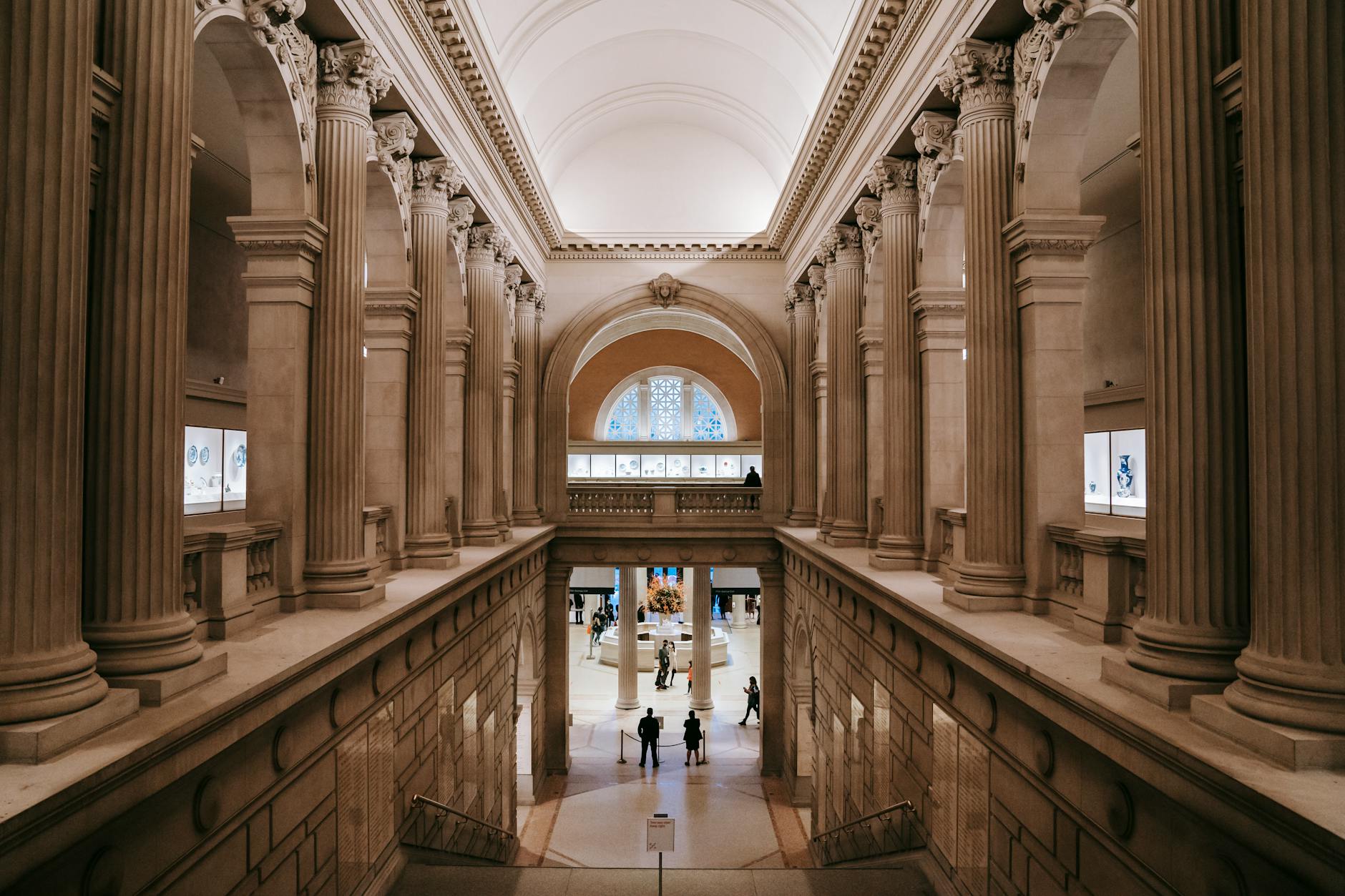 Classical museum architecture in Berlin with grand columns