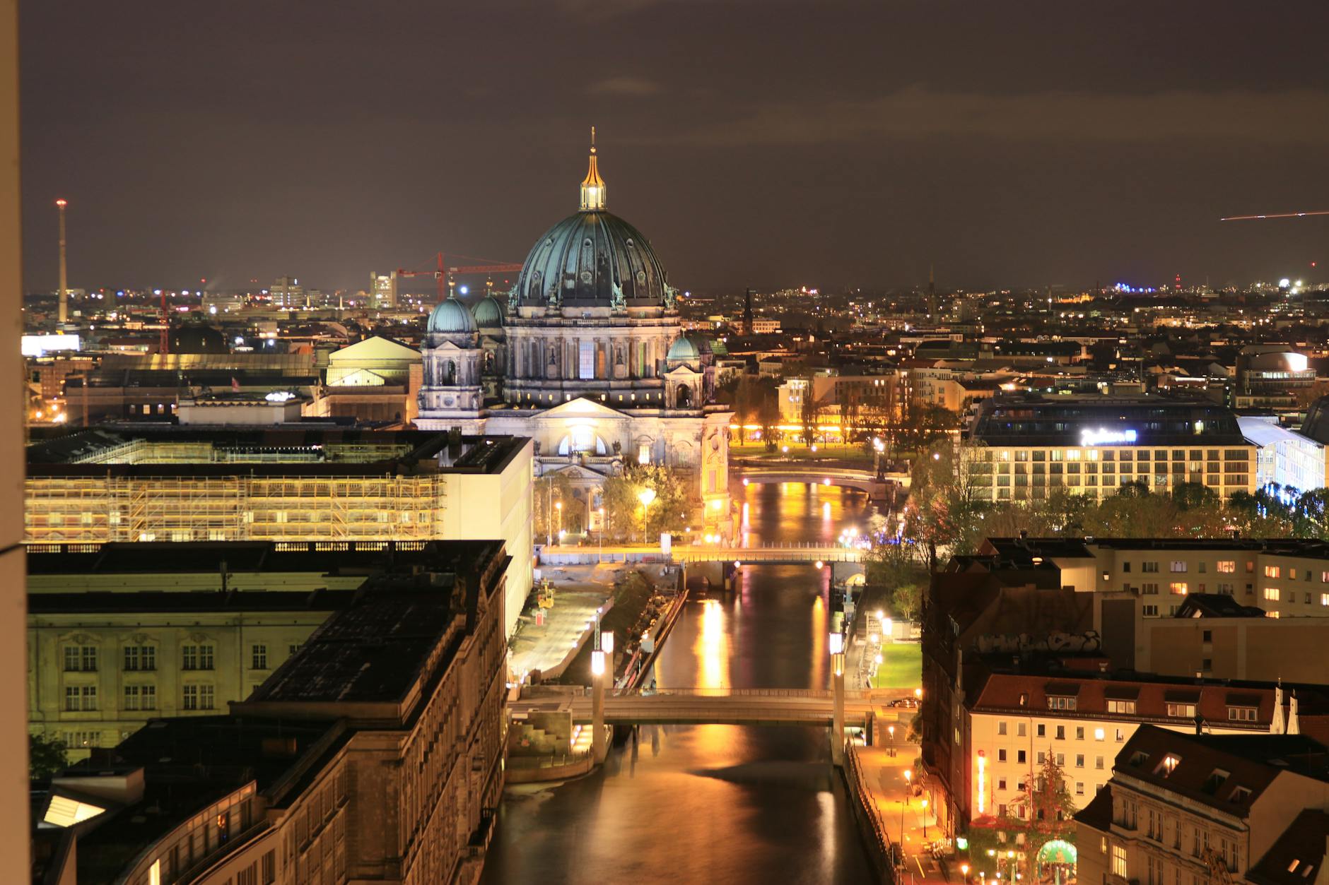Berlin skyline aerial Cathedral seven day itinerary