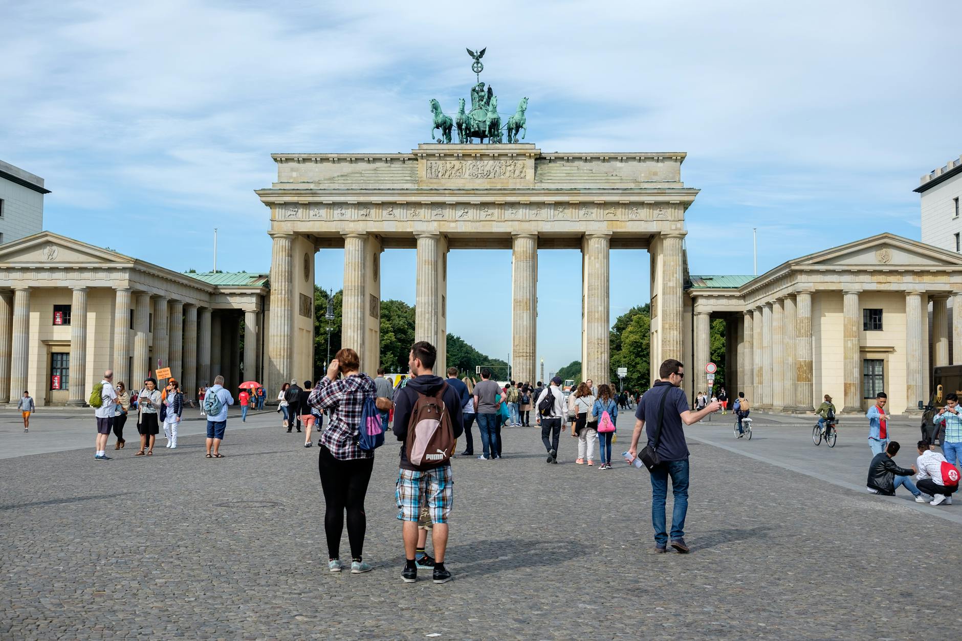 Brandenburg Gate Berlin tourists weekend trip itinerary