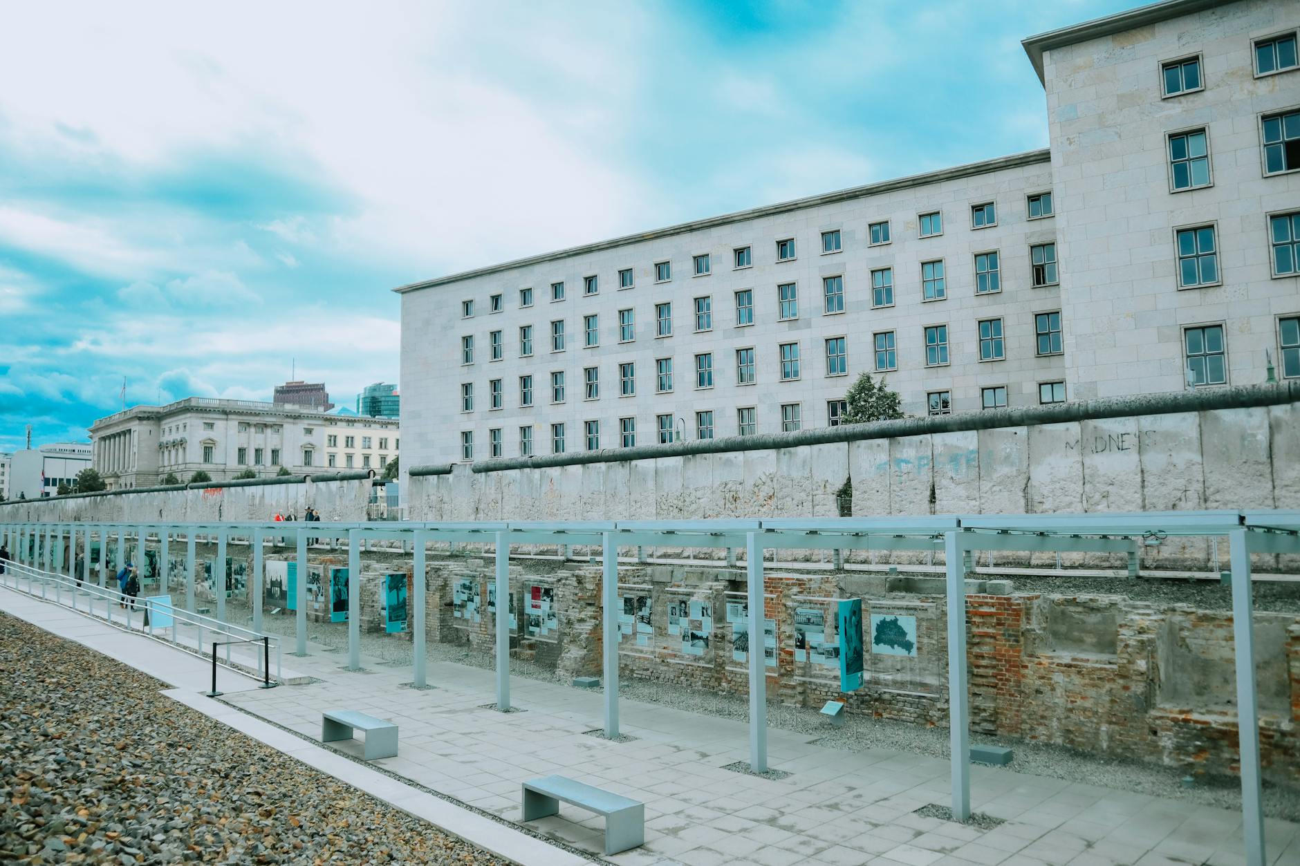 Topography of Terror Berlin Wall section outdoor exhibition history itinerary