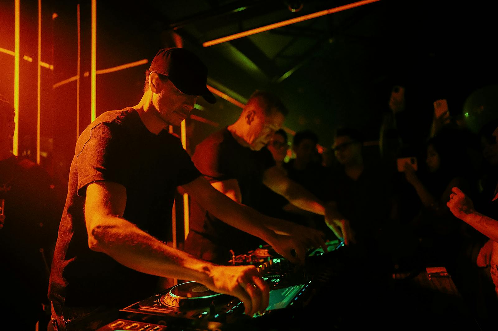 DJ performance at a Berlin techno club