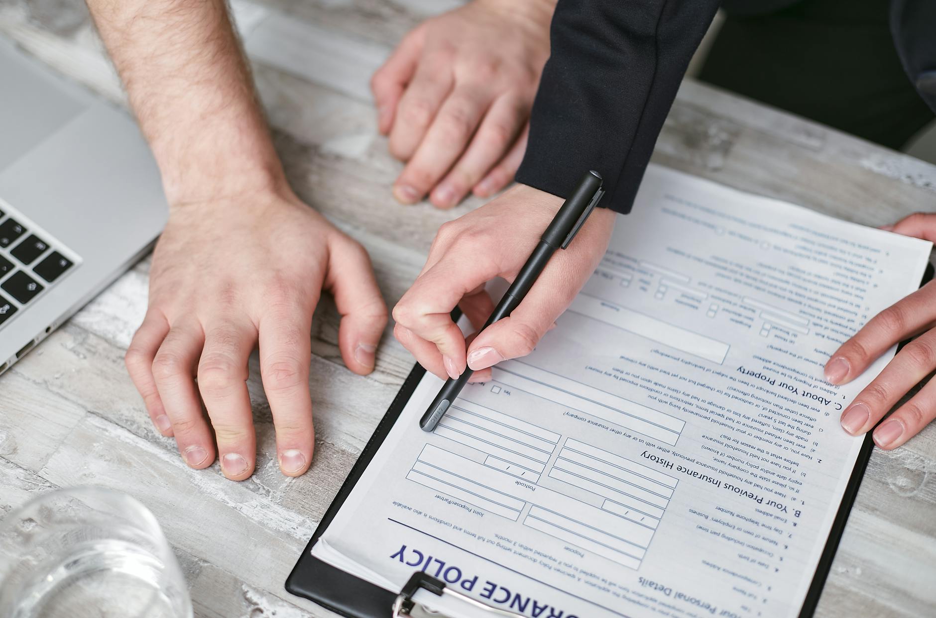 Travel insurance documents and pen — Berlin travel insurance guide