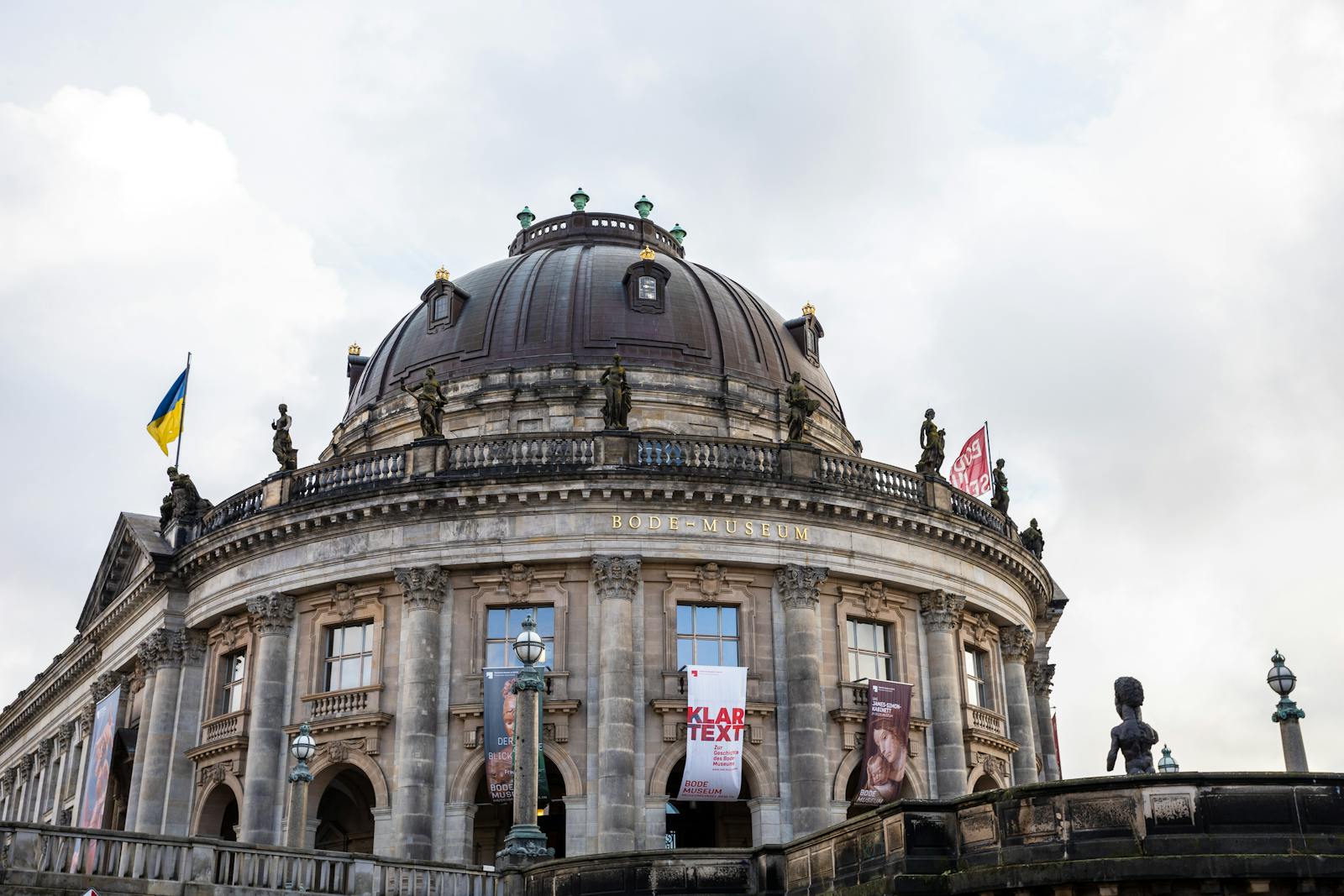Bode-Museum exterior on Museum Island Berlin